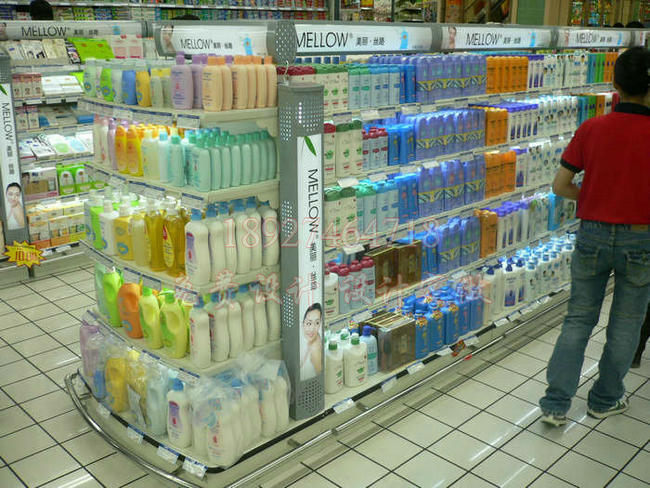 超市洗化货架